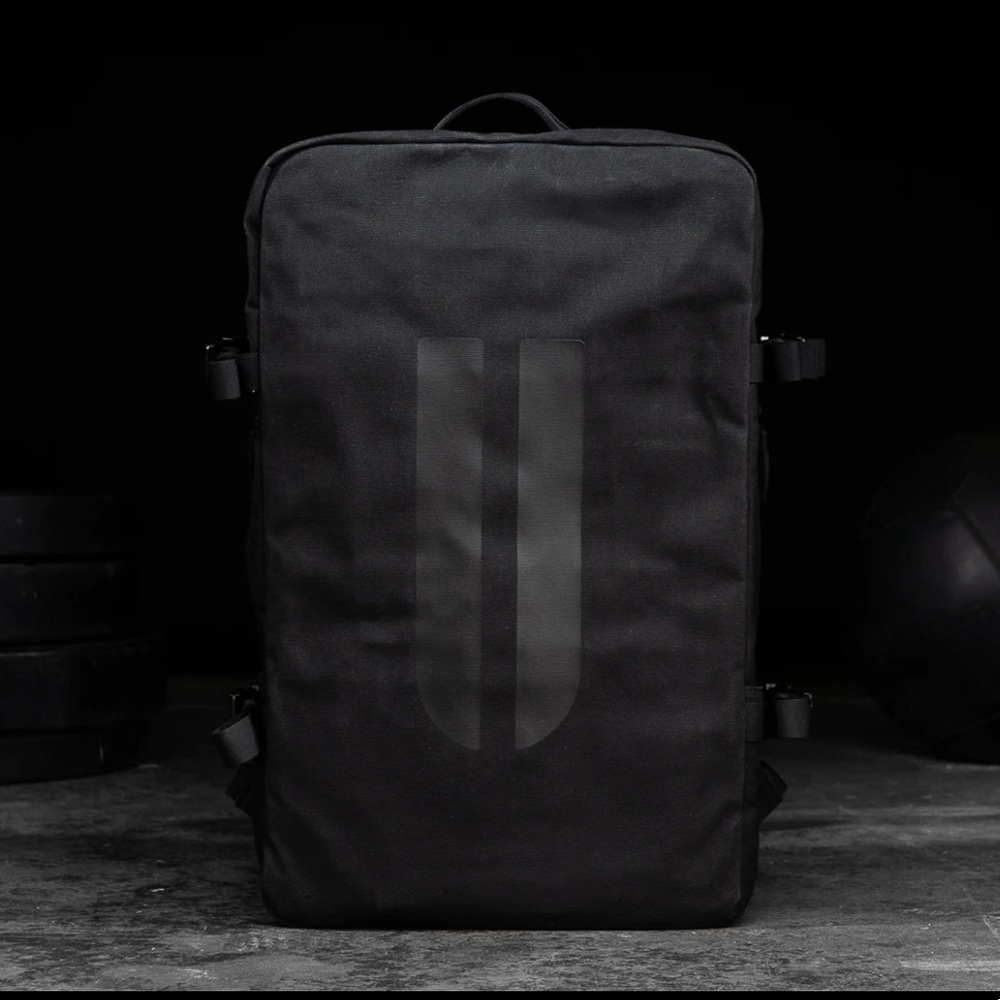 No Bull Horns Waxed Canvas Duffleback